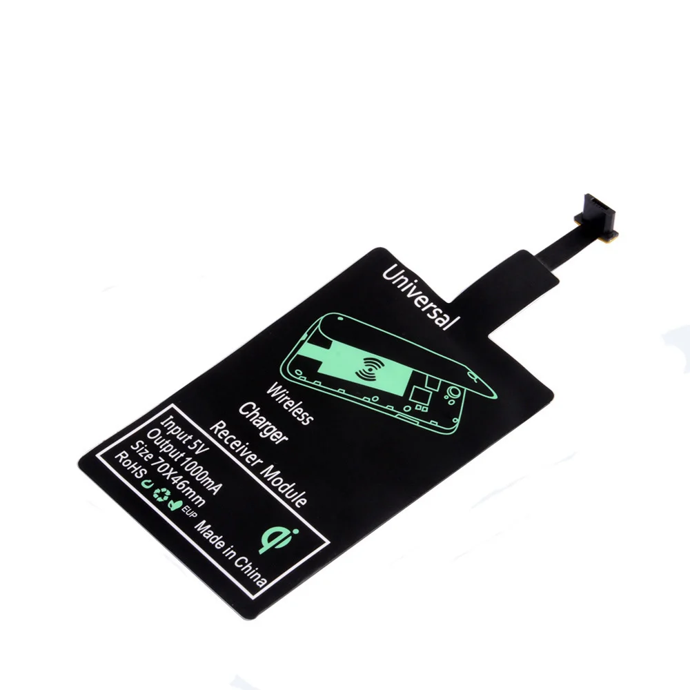 Wireless Charging Receiver, Universal Fast Charging Wireless Charger Receiver for Android for iPhone