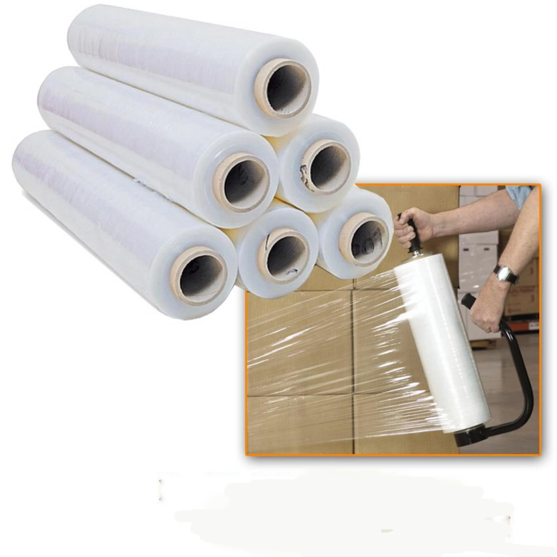 Hot sale pe corn starch stretch film roller pre stretch film for packing
