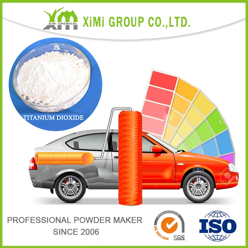 XiMi группа Двуокись титана рутильной формы, TiO2, для indor, напольных и промышленных применений, высокое качество