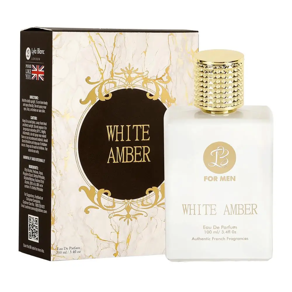 EDP белый Янтарный мужской парфюм