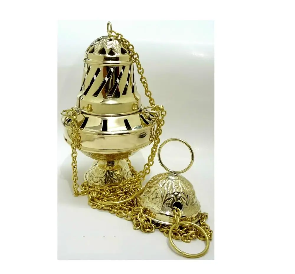 Brass Incense Burner with chain