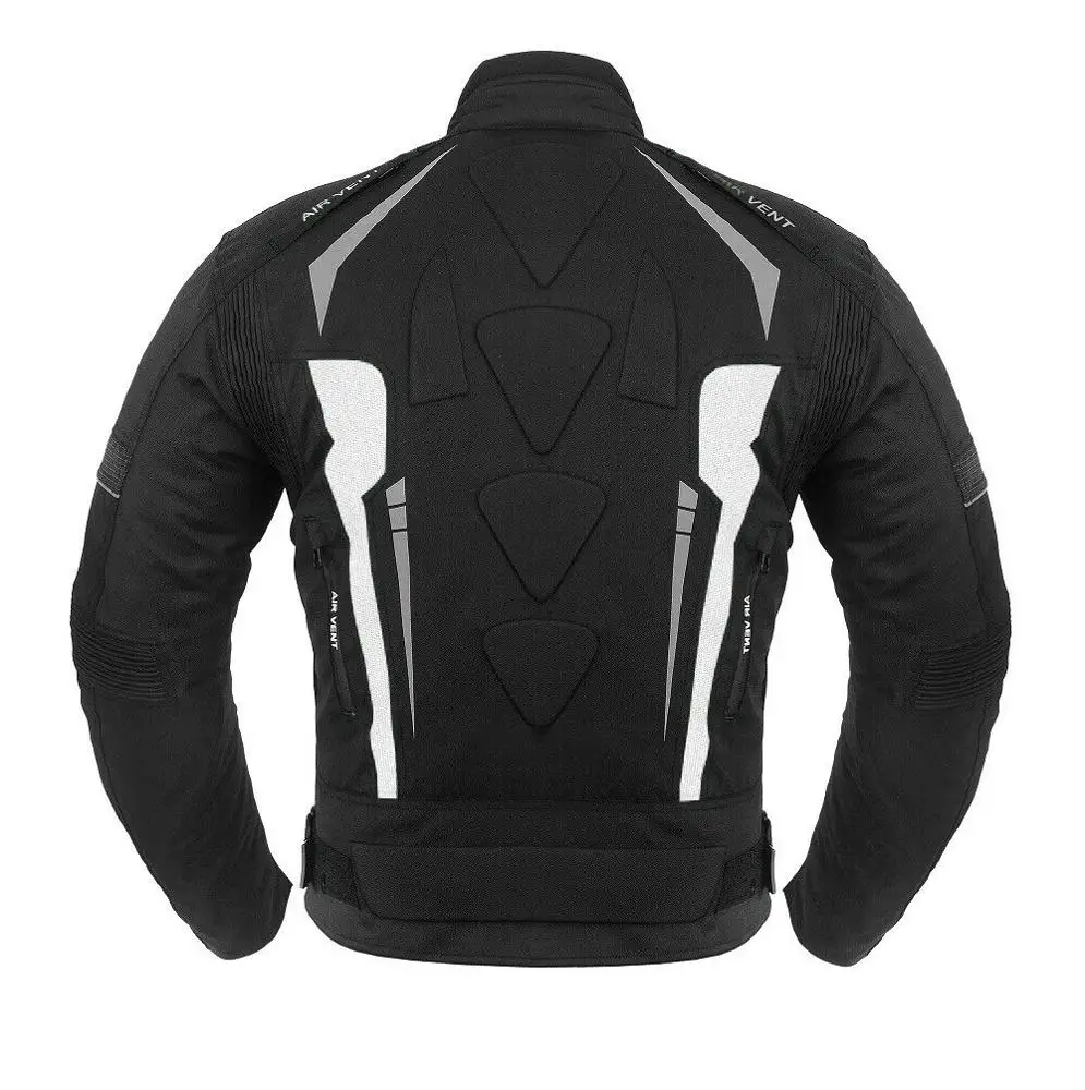Motorcycle Jacket Protection Suit Men Summer Breathable Lightweight Mesh Cycling Jersey Moto Jacket Protector Motocross Suit