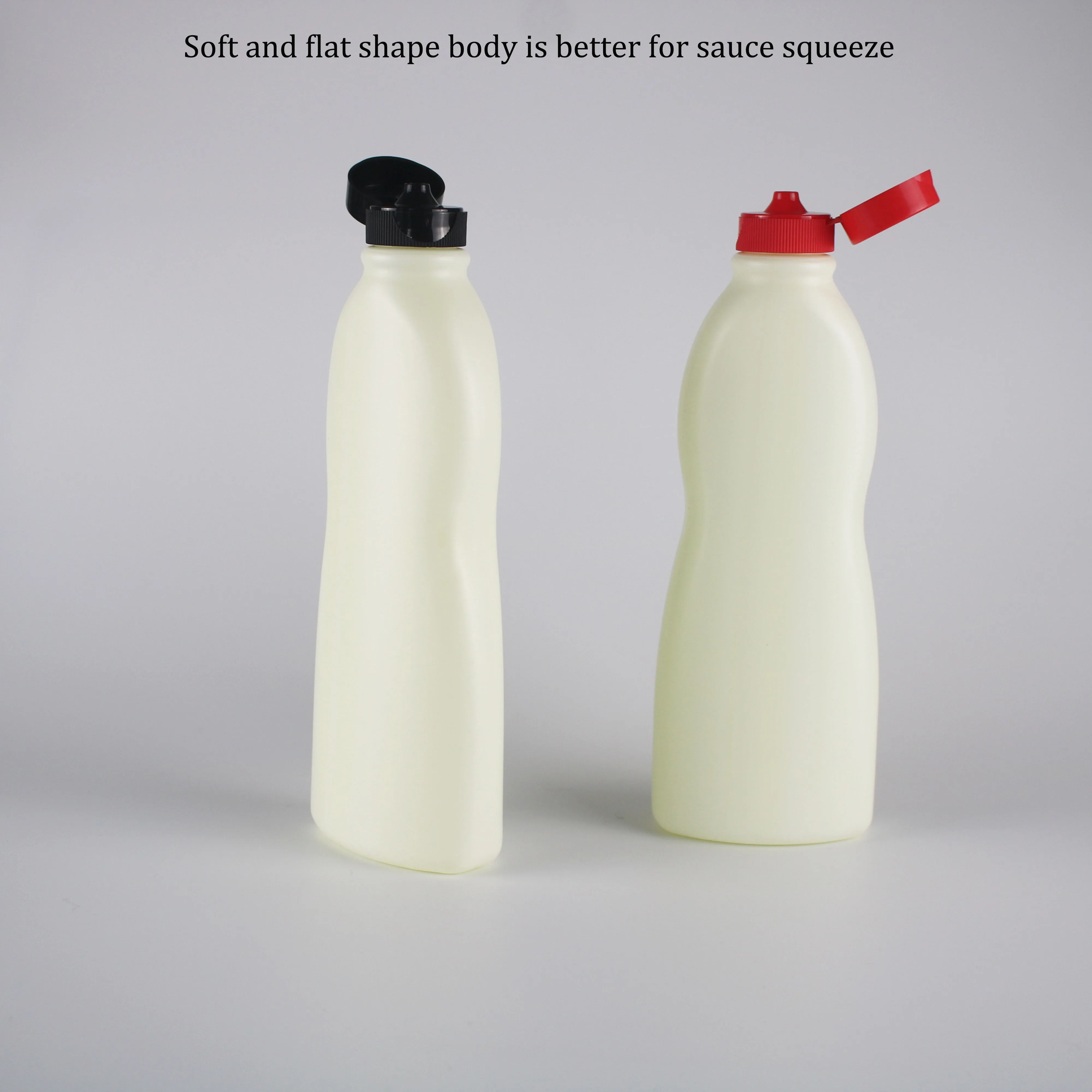 Sauce Bottle Wholesale 330ml HDPE Plastic Screen Printing Cooking Oil Milk Easy Open End White Available or Custom ISO 9001, CE
