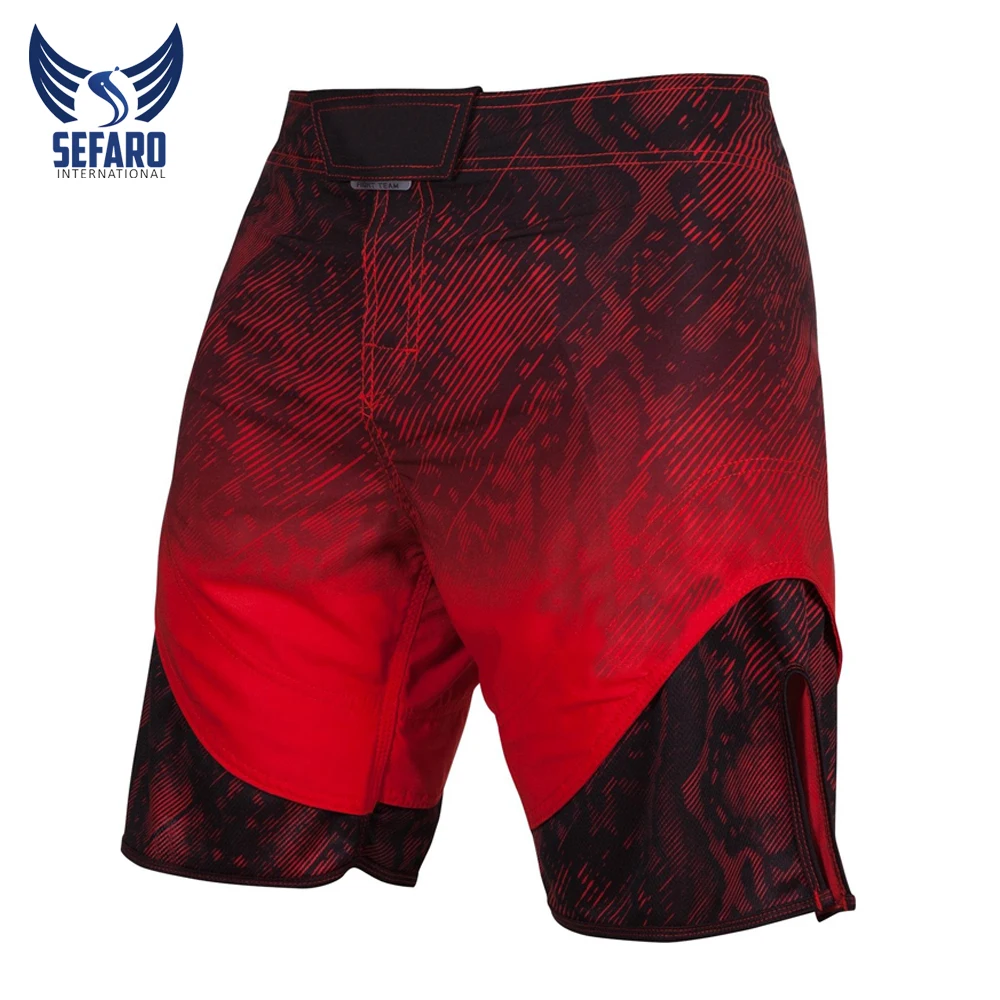 Новейшие 100% шорты из полиэстера унисекс для взрослых Sanda Boxing Muay Thai UFC тренировочные и боевые спортивные штаны