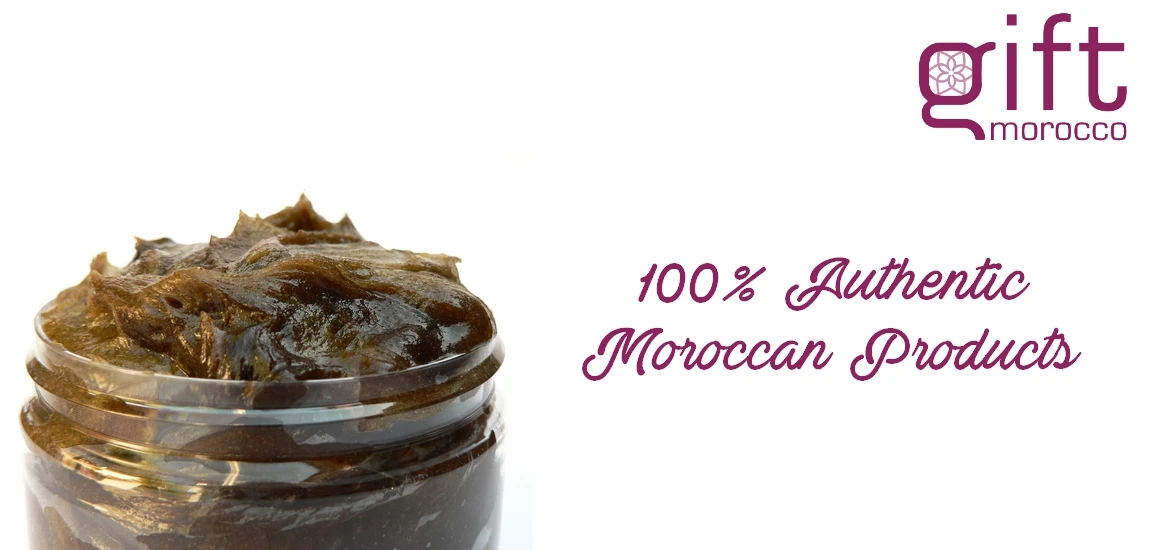 
Moroccan Black soap with Lavender Essential Oil - First Quality, 100% Authentic Formula 