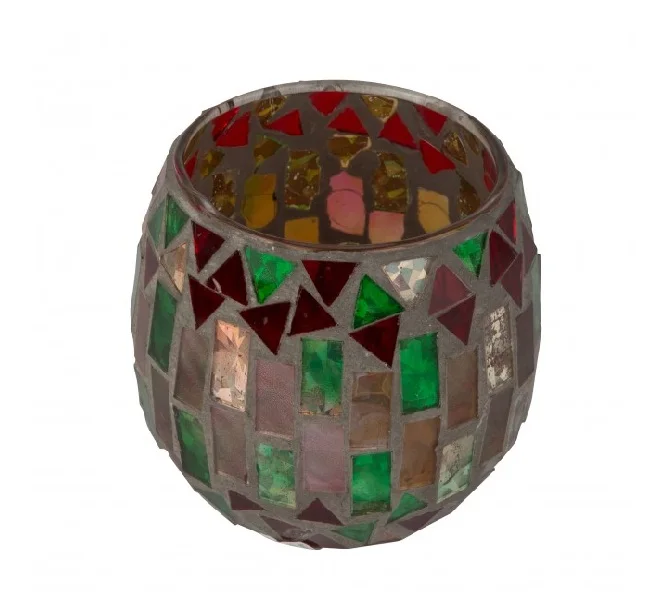 Metal Candle Holders with Pattern for Table Centerpiece Decoration Black Round Tea Light Votive Candle Holder