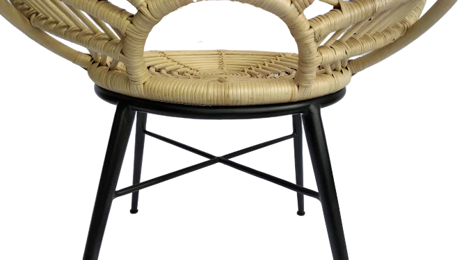 
Peacock Design Rattan Wicker Chair Home Interior Living Room for Wholesale 
