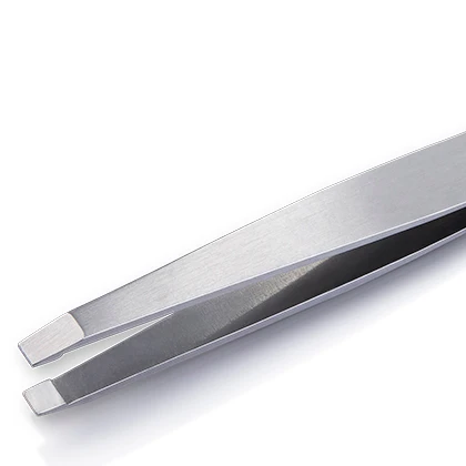 NGHIA T-04 Stainless Steel Grey Finished Best Export Eyebrow Tweezer