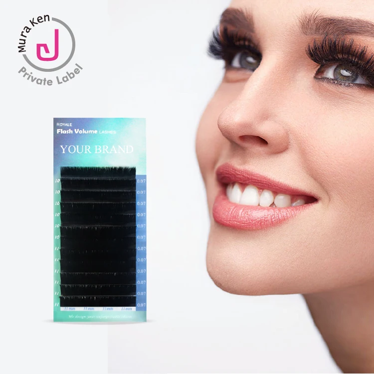 OEM ODM Thin Sharp 5d 6d Royale Mink Eyelashes Eyelash Extensions