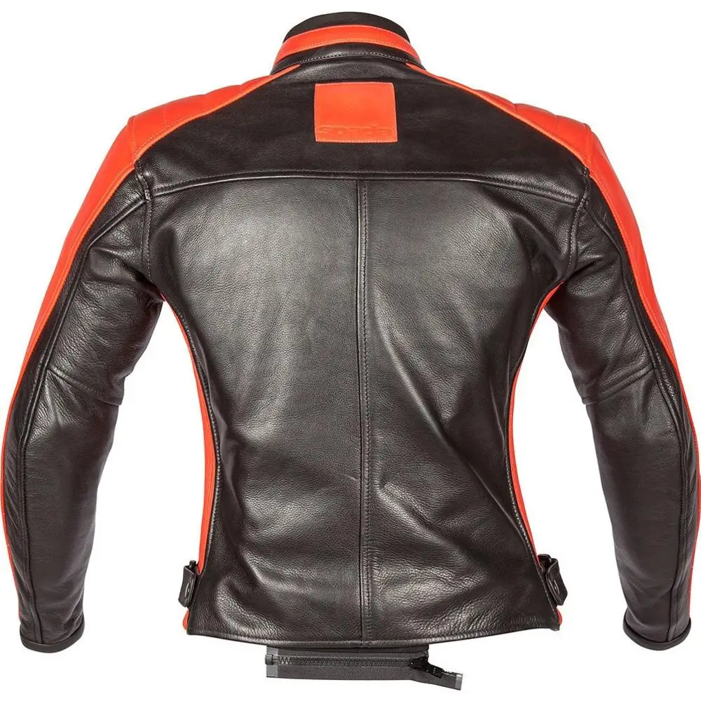 Turismo  Motorcycle Motorbike Leather Jackets - Black-Autumn Sun Perfect for all season Leather Jacket