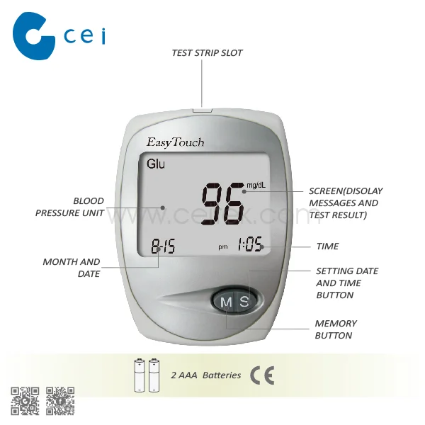 2019 CE ISO диабет товары глюкозы в крови мочевой кислоты холестерин Машина для анализа крови с полосками