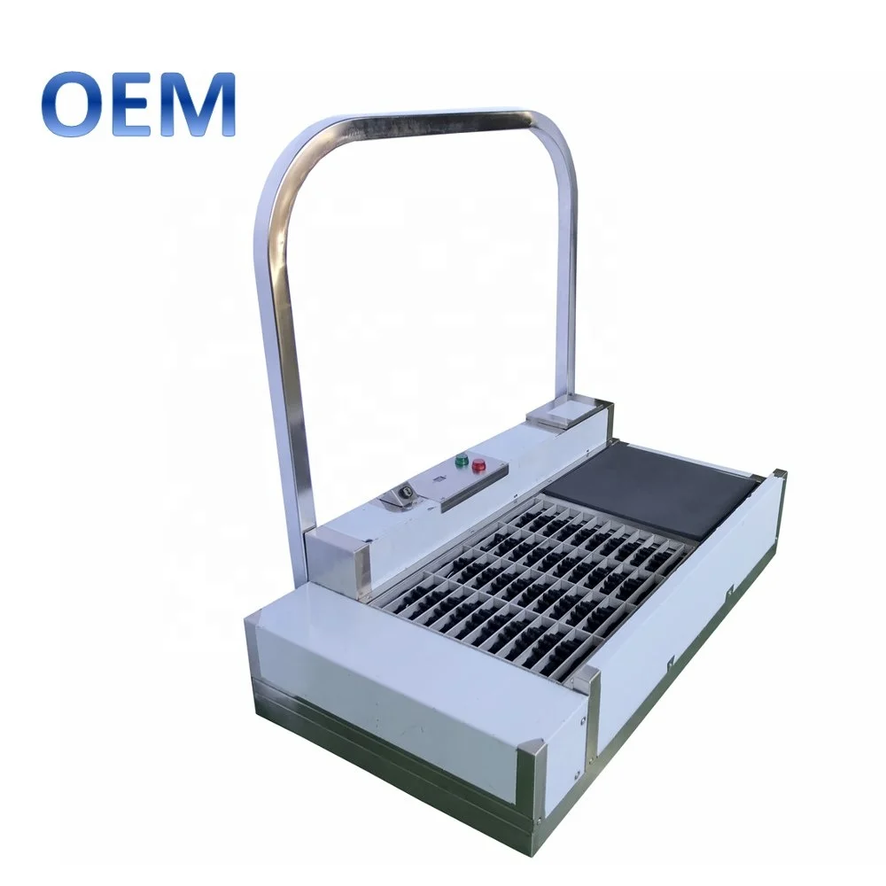 High Quality Automatic Shoe Sole Cleaning Device Industrial Use Roller Brushes Type