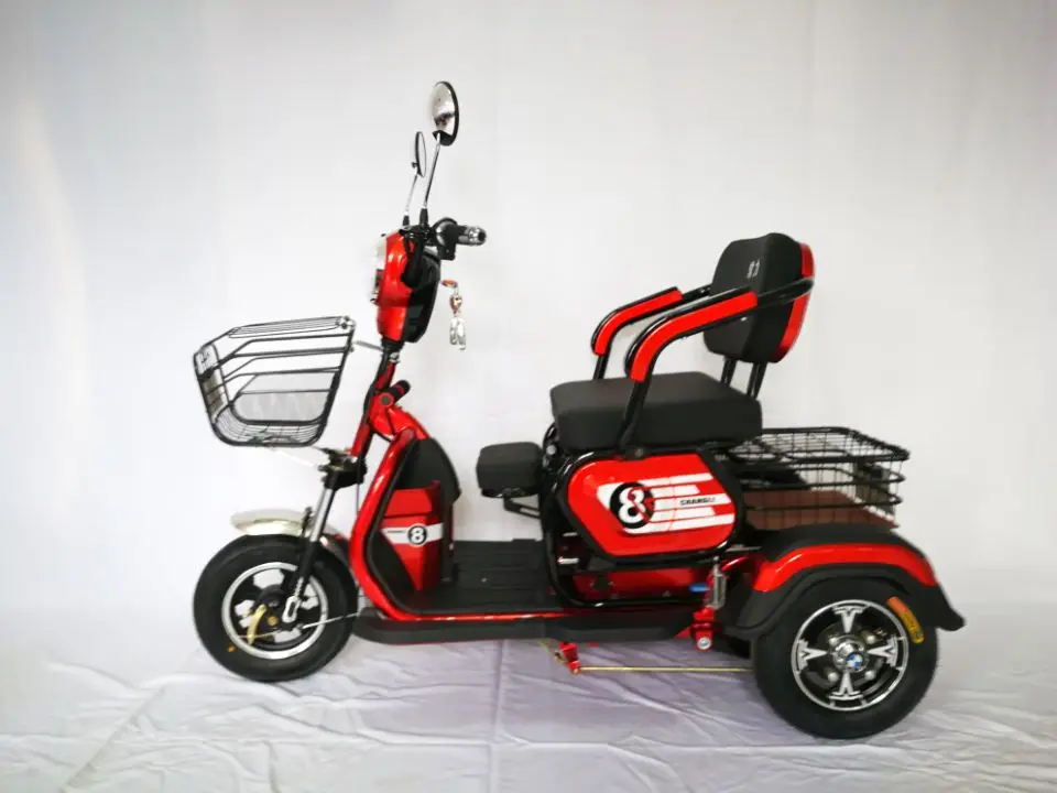  Мини 50cc высокое качество складной 3 колеса дешевые мобильность инвалидов взрослых пассажирский Электрический мопед скутер с педалями