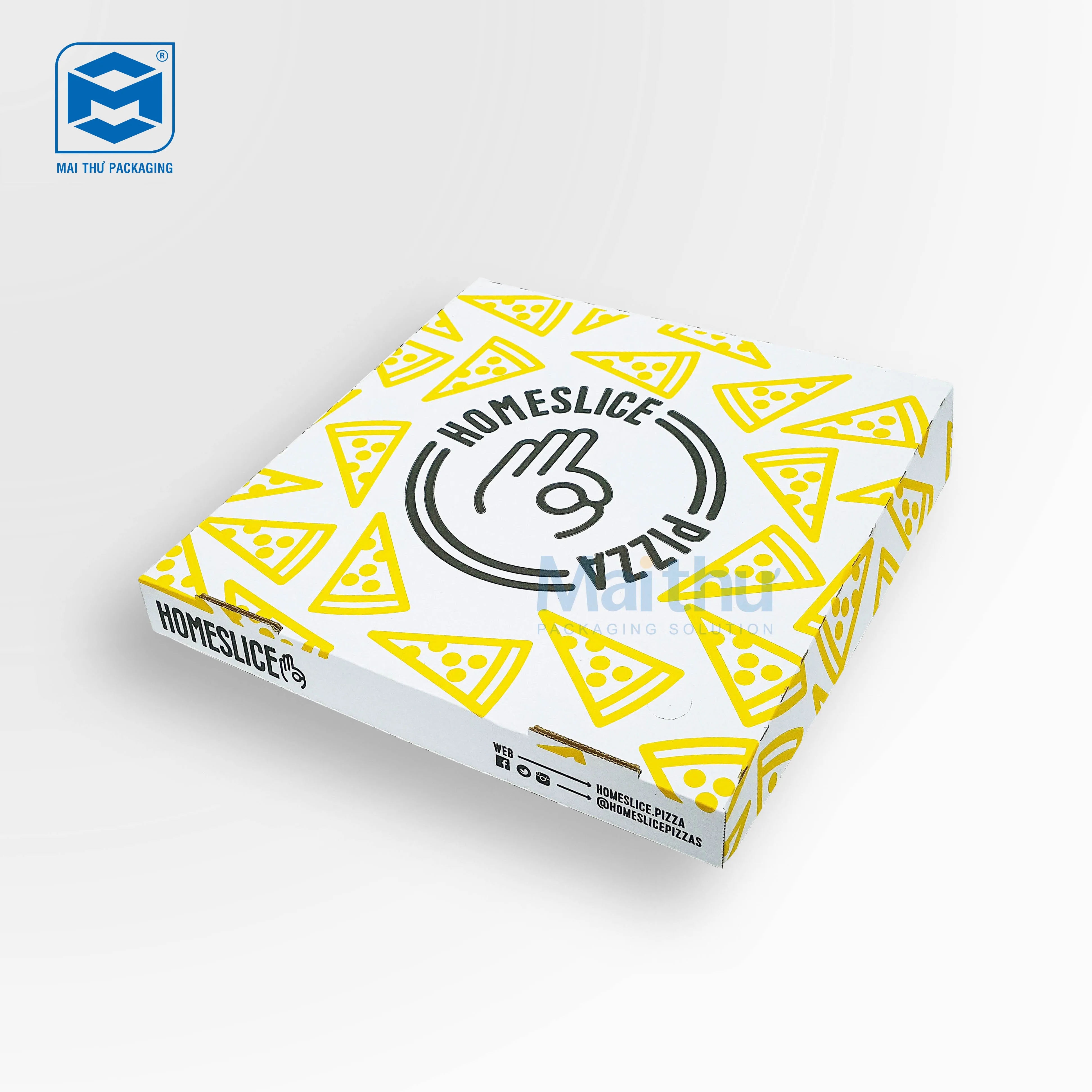 
Vietnam Manufacturing Pizza Packaging Plain Box 