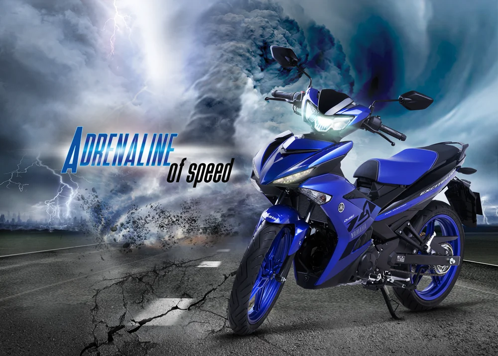 Hot Price !!! Ex-ci-ter GP 150 (Color: Blue) Model: YEGPC 150