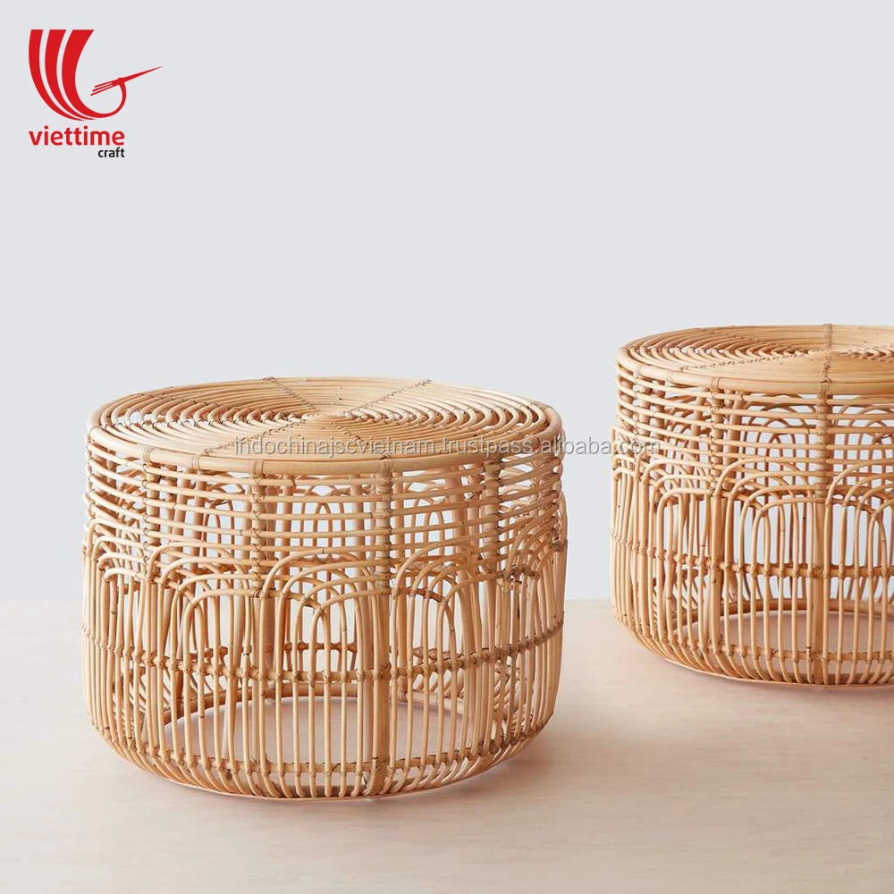 Домашний декор/ротанговый журнальный столик с уникальным дизайном из Вьетнама оптом