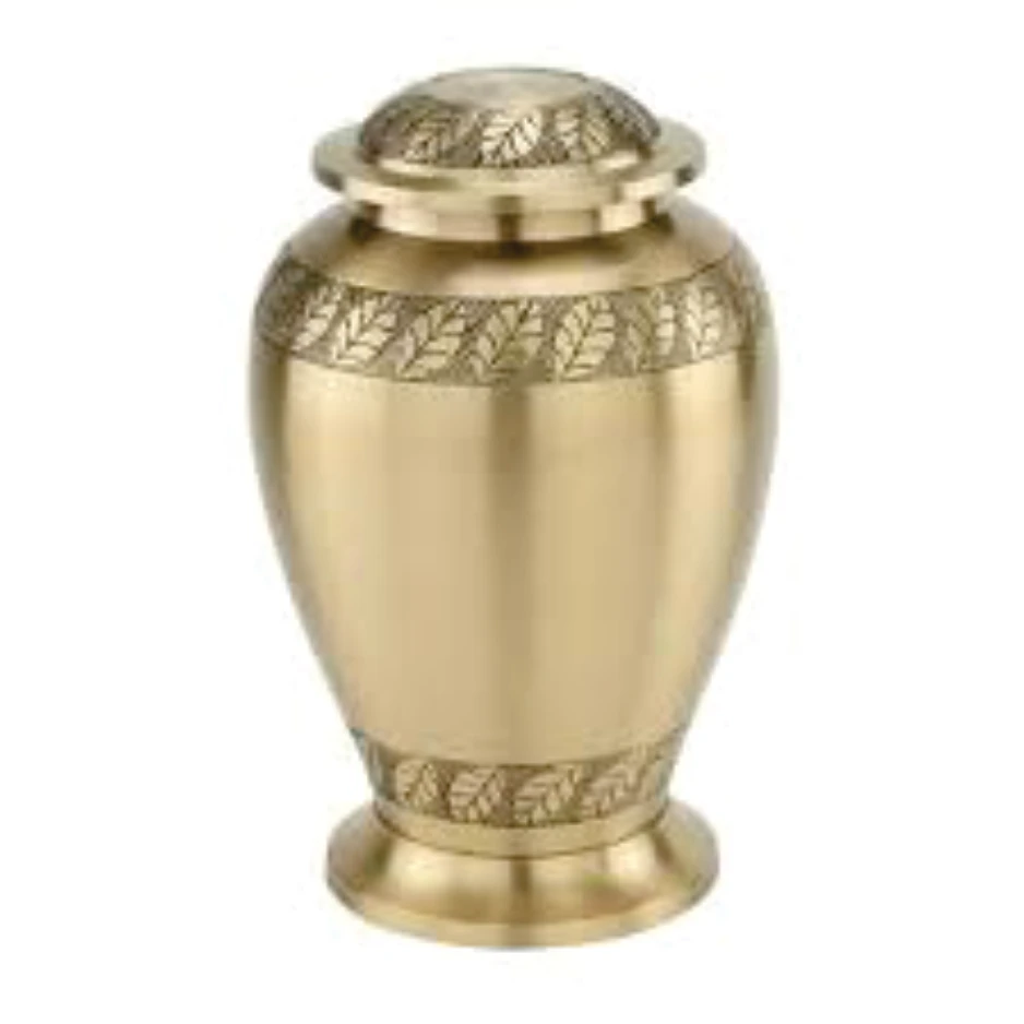 Brass Memorial Cremation urn