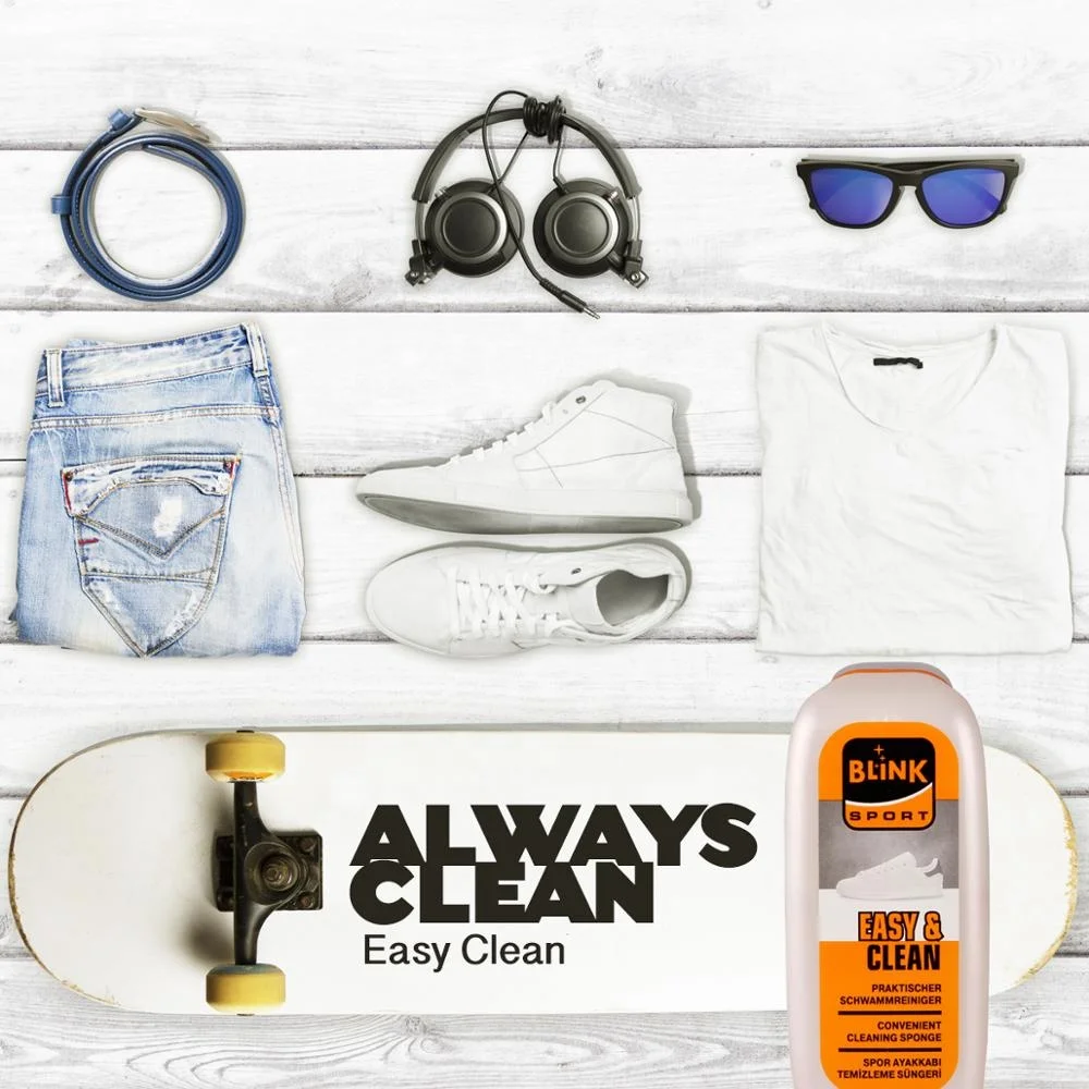 EASY& CLEAN FOR LEATHER- NUBUCK - SNEAKER AND BAGS CLEANS ALL KIND OF DIRT AND STAIN POWERFUL LOTION CLEANING