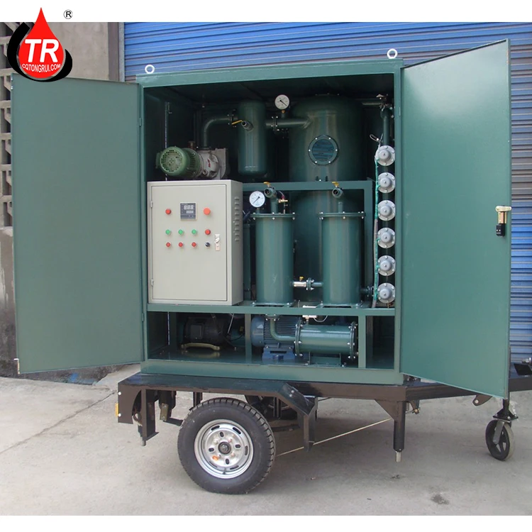 Chongqing Made Mobile Type Used Transformer Oil Purifier, Used Transformer Oil Filtration Machine