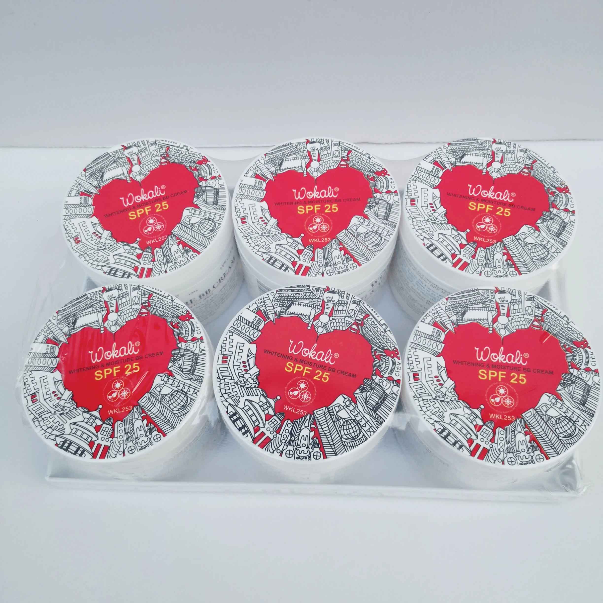 Wokali High Quality Whitening And Moisturizer BB Cream Whitening Moisture SPF. 25