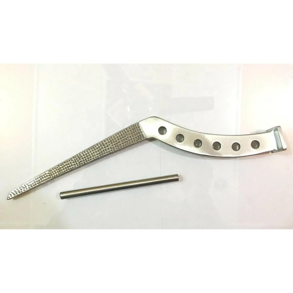 ORTHOPAEDIC FEMORAL BONE RASP WITH SURGICAL INSTRUMENT