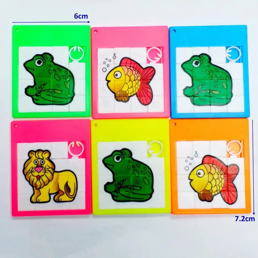 sliding slidier puzzle toy kid party favor play game gift 312 329 E1778WC novelty birthday prize carnival Pinata bag fille