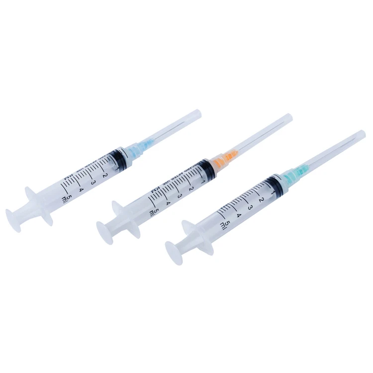
low price good quality medical disposable 5ml syringe with 22g needle 