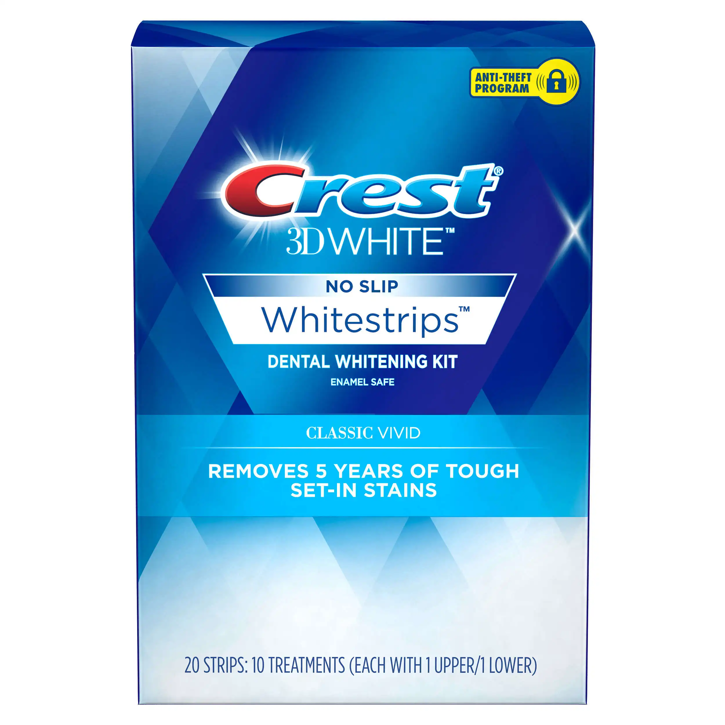  Crest 3D whitebands White Classic Vivid 1 коробка 10 пакетиков 20