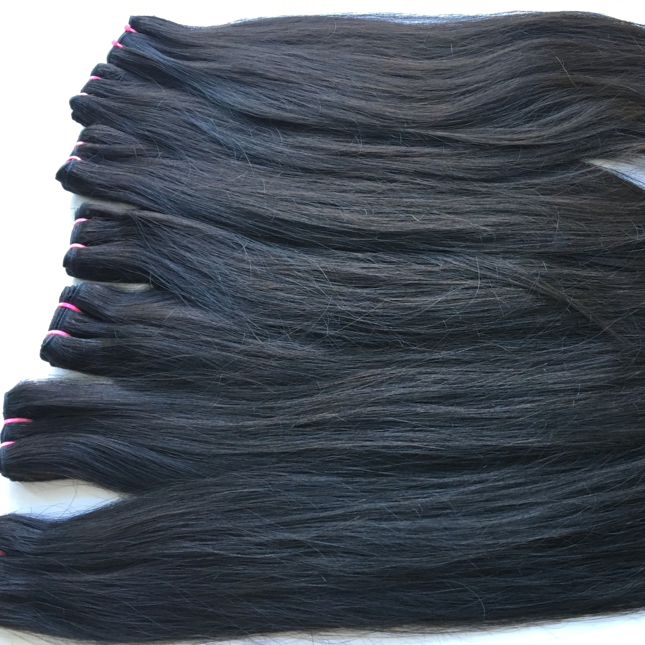 Cuticle Aligned Human Hair Extension Human Hair Wig High Quality  Double Drawn Raw Vietnam Hair