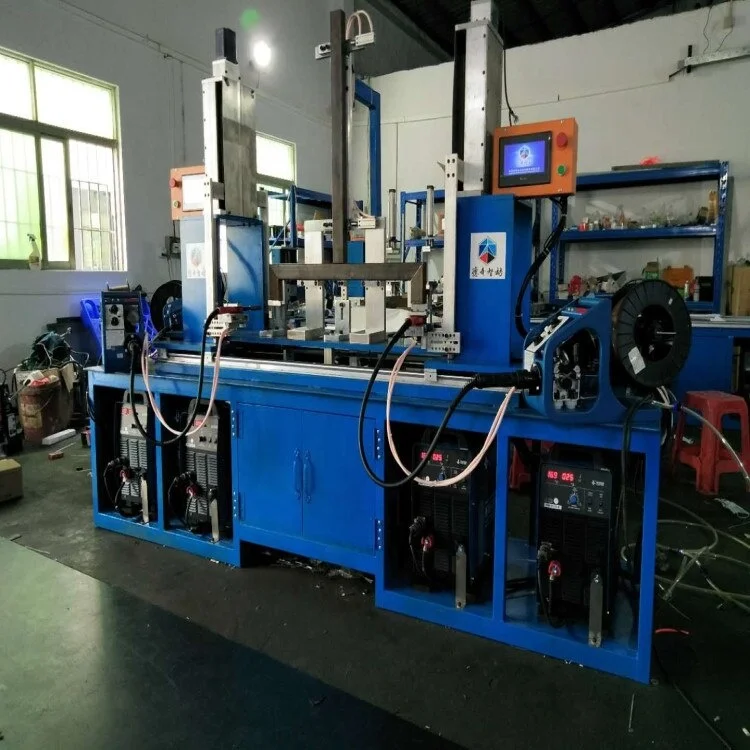 High-efficiency automatic welding machine applied to supermarket shelf columns in 2020 supermarket shelf making machine