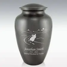 Brass Memorial Cremation urn