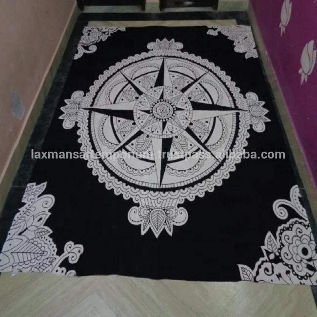 Cotton Mandala Printed Queen Size Bed Sheets/Wall Hangings Tapestry Wholesale Exporter From India