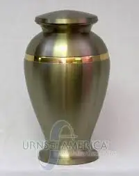 Brass Memorial Cremation urn
