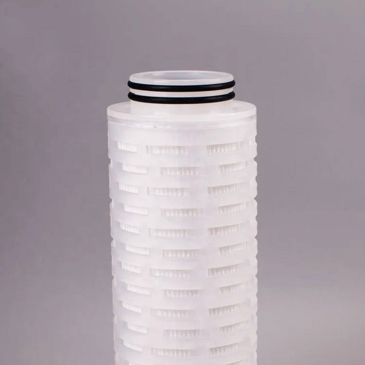 0.65 micron nylon pleated filter mesh cartridge for medical and food and beverage industry