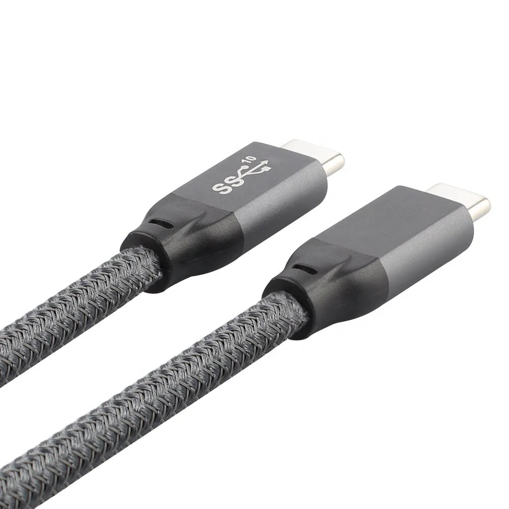 ULT-unite New Arrival USB 3.1 Gen 2 Type C Full Featured 5A 100W USB-C to USB-C Cable 1m 1.5m 10 gbps 5a with E-Marker Chip