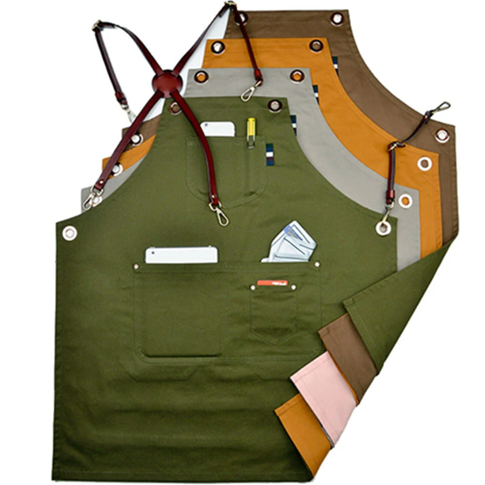 Adjustable Bib Double Sides Multicolored Cotton Professional Hair Cutting Gown Salon Barber Hairdressing Cape Unisex Apron