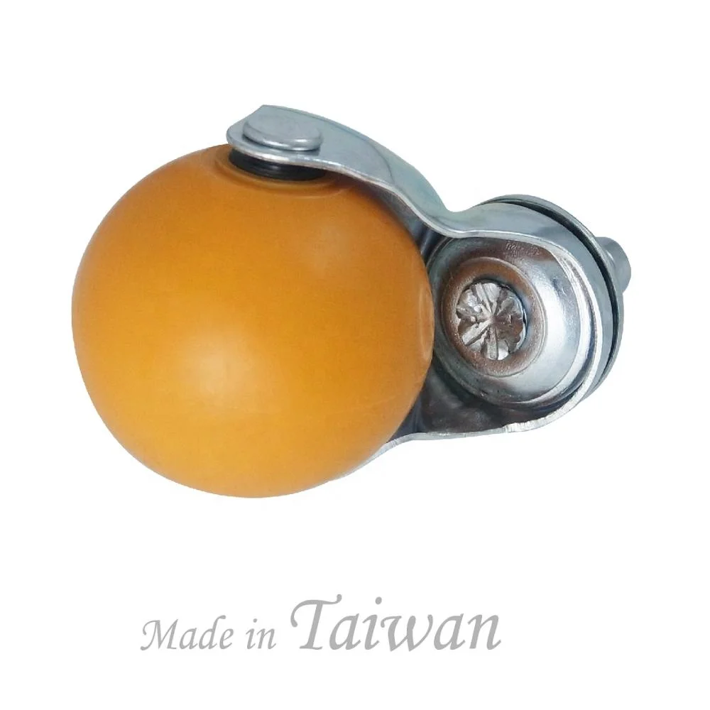  CCE Caster 50mm Yellow PP Solid Ball Wheel