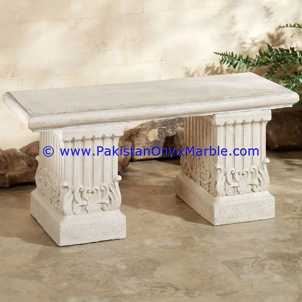 Уникальные садовые мраморные скамейки, стол из натурального камня, садовая мебель ручной работы, уличный белый каррарский мрамор