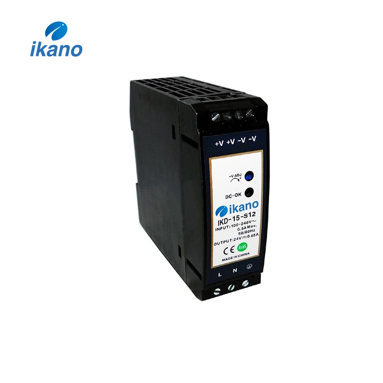 
15w single output din rail power supply 