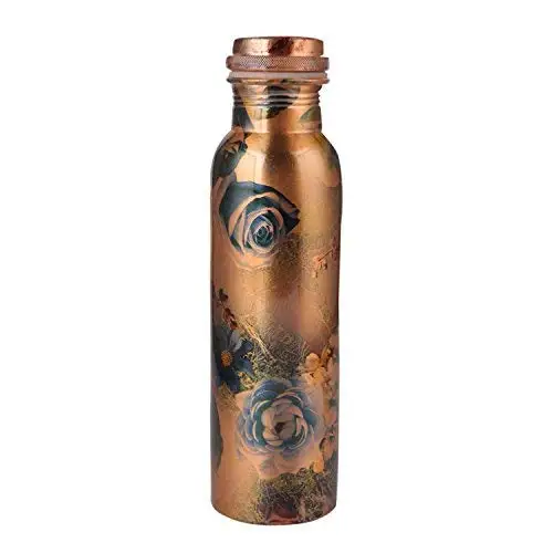 
Pure Copper 950 ml Printed Water Bottle 