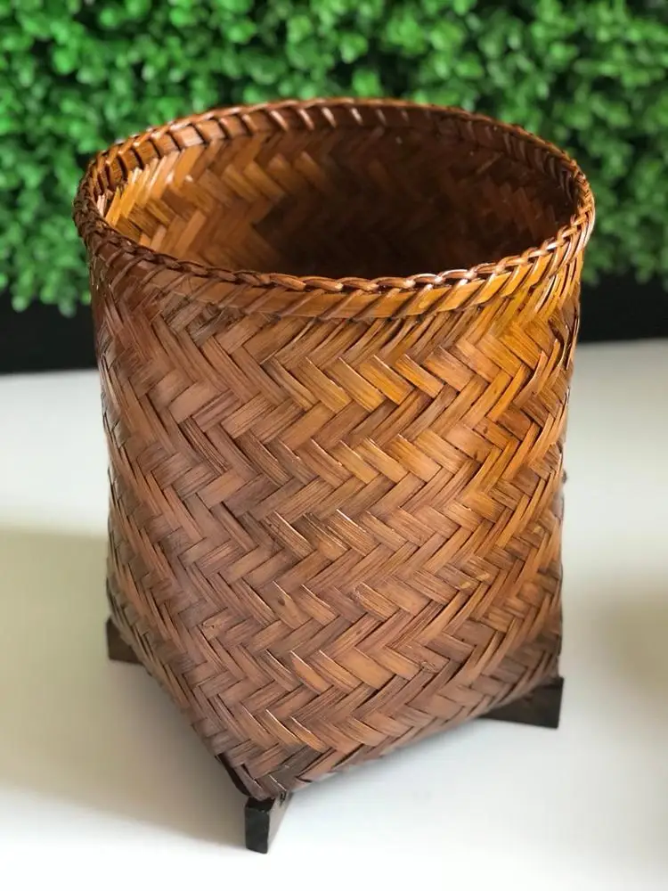 Natural Bamboo Laundry Basket From Vietnam