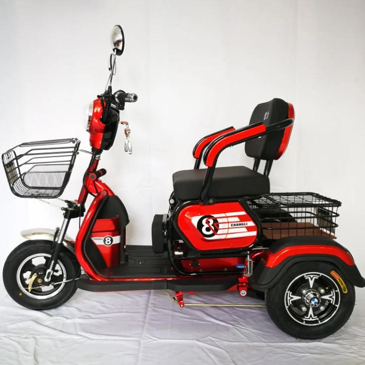  Мини 50cc высокое качество складной 3 колеса дешевые мобильность инвалидов взрослых пассажирский Электрический мопед скутер с педалями