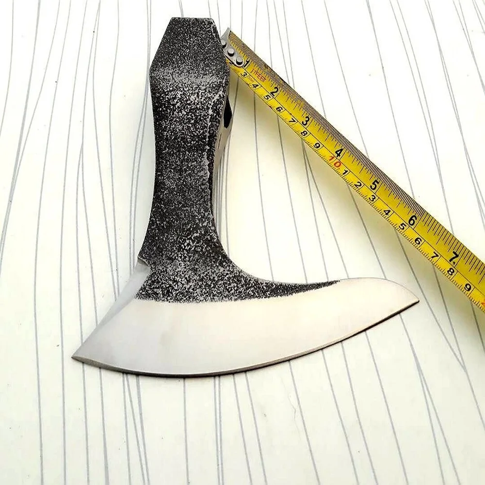 
HAND FORGED 5160 STEEL FUNCTIONAL TOMAHAWK AXE CAMPING OUTDOOR HUNTING AXE HEAD AX-50003 