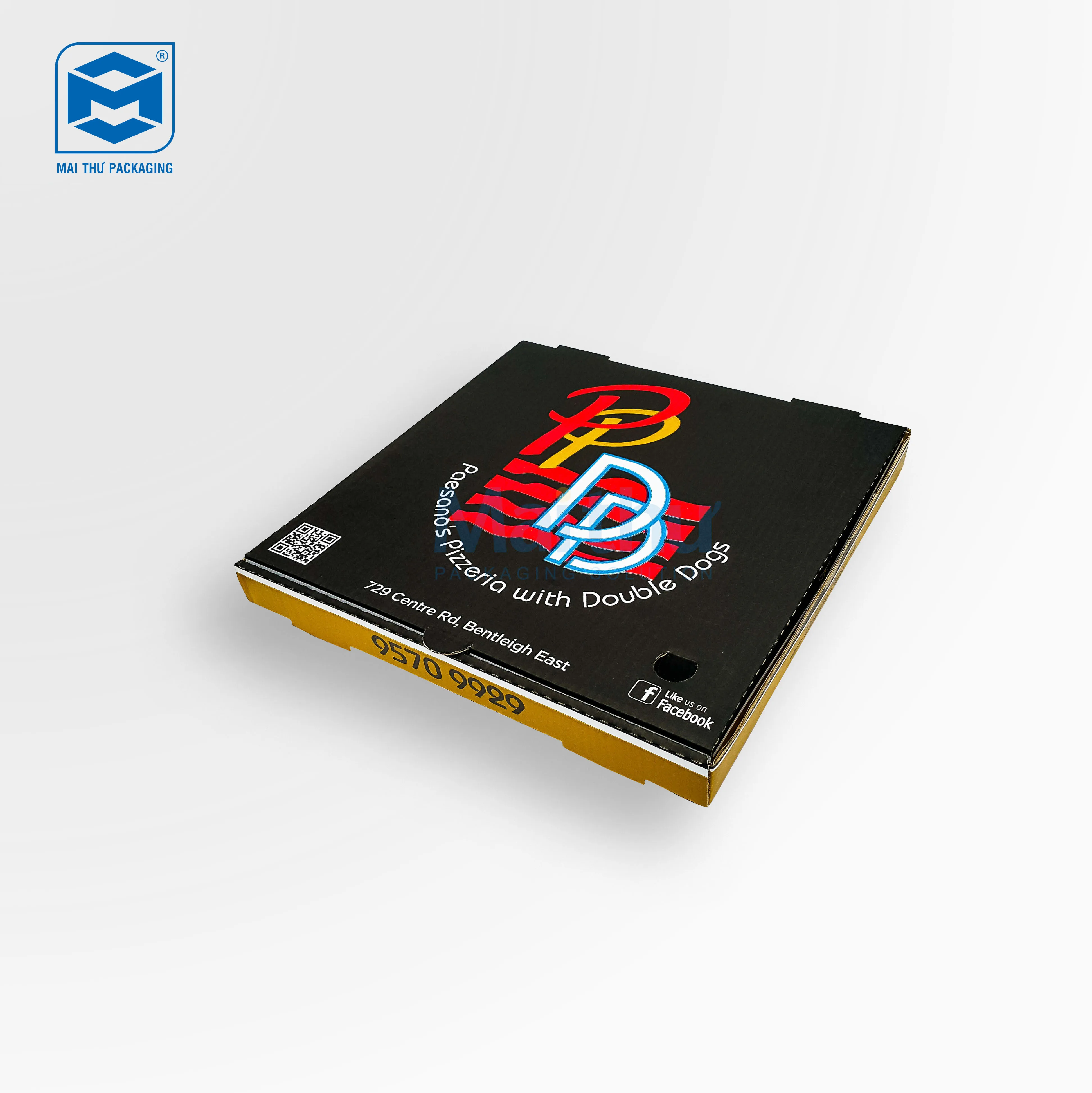 Custom Printed  Paper Pizza Box Manufacturer