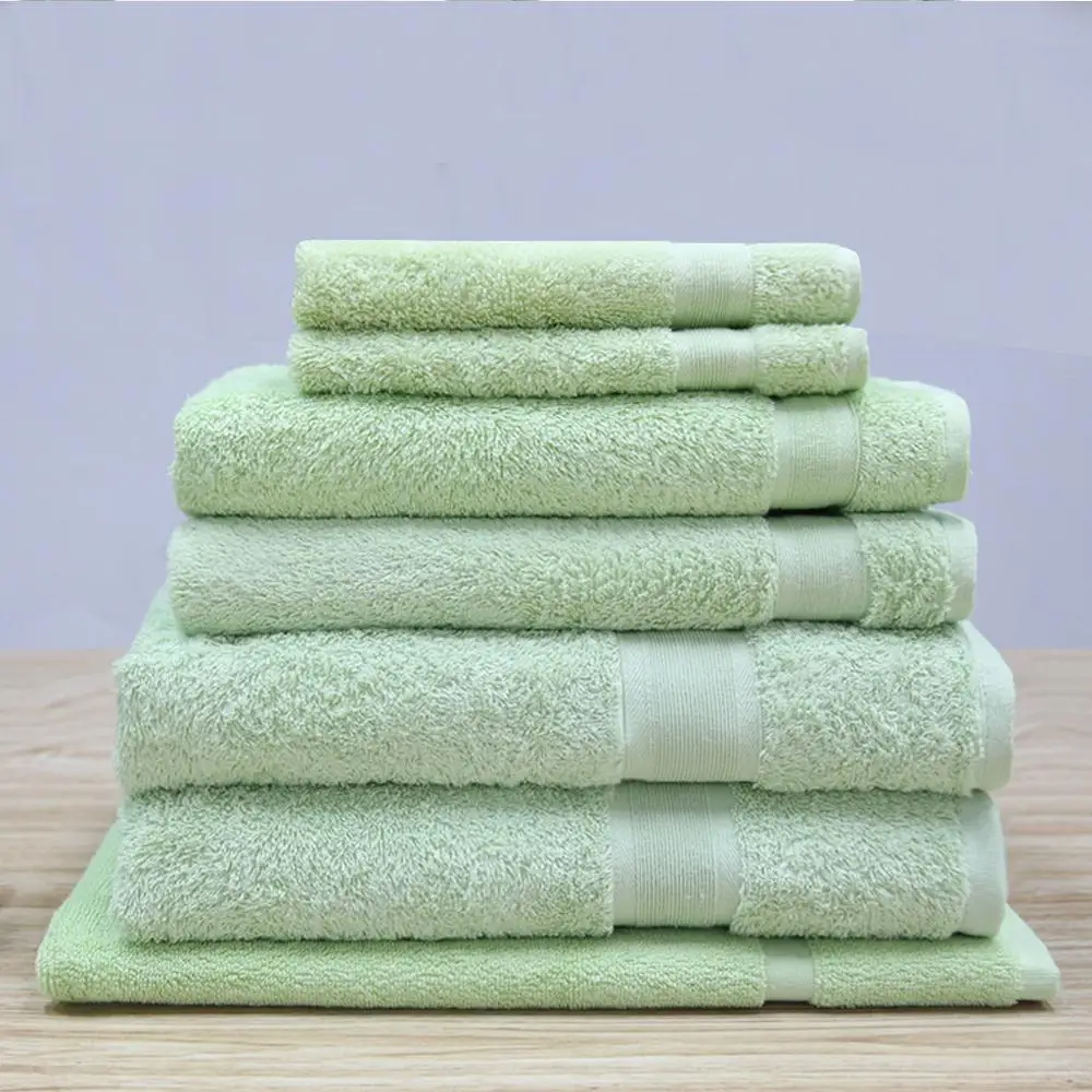 100% combed Cotton Low MOQ soft customized hand towel face towel bath towel bath sheet terry cloth set for hotel spa salon gym