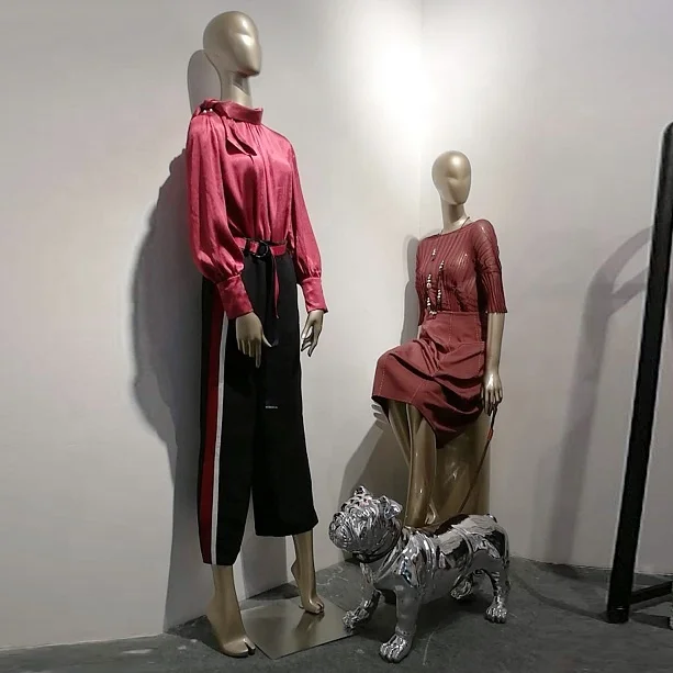 Cheap Full Body Ghost Mannequin Female High-End Fashion Designer Egg Head Manikin For Sale Costume Model Props