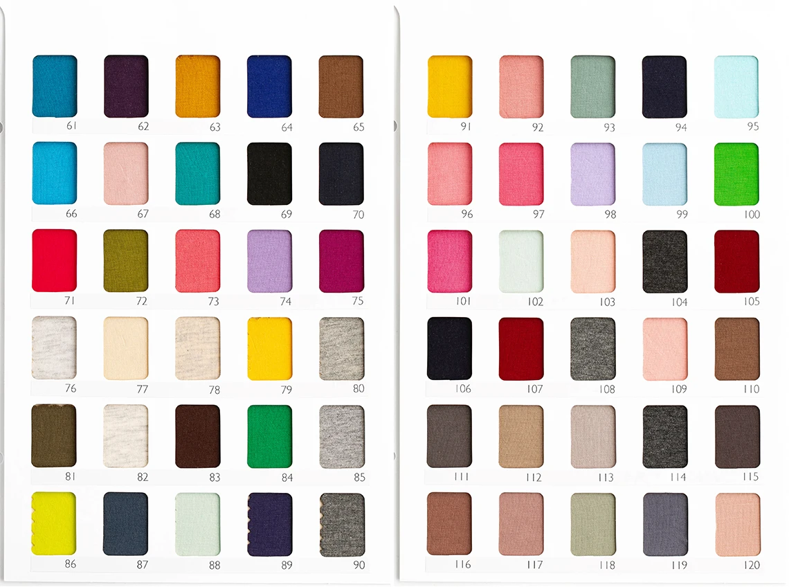 
200 colors in stock soft and smooth high quality solid jersey knit 95 cotton 5 spandex fabric 