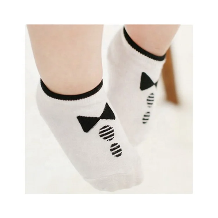 Sock Kids White Booties Infant Cotton Ankle baby newborn Socks box