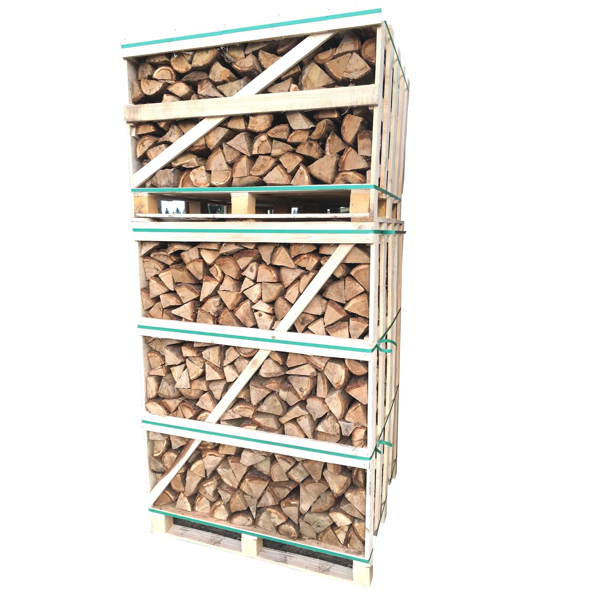 
Kiln dried birch firewood big + small crates 