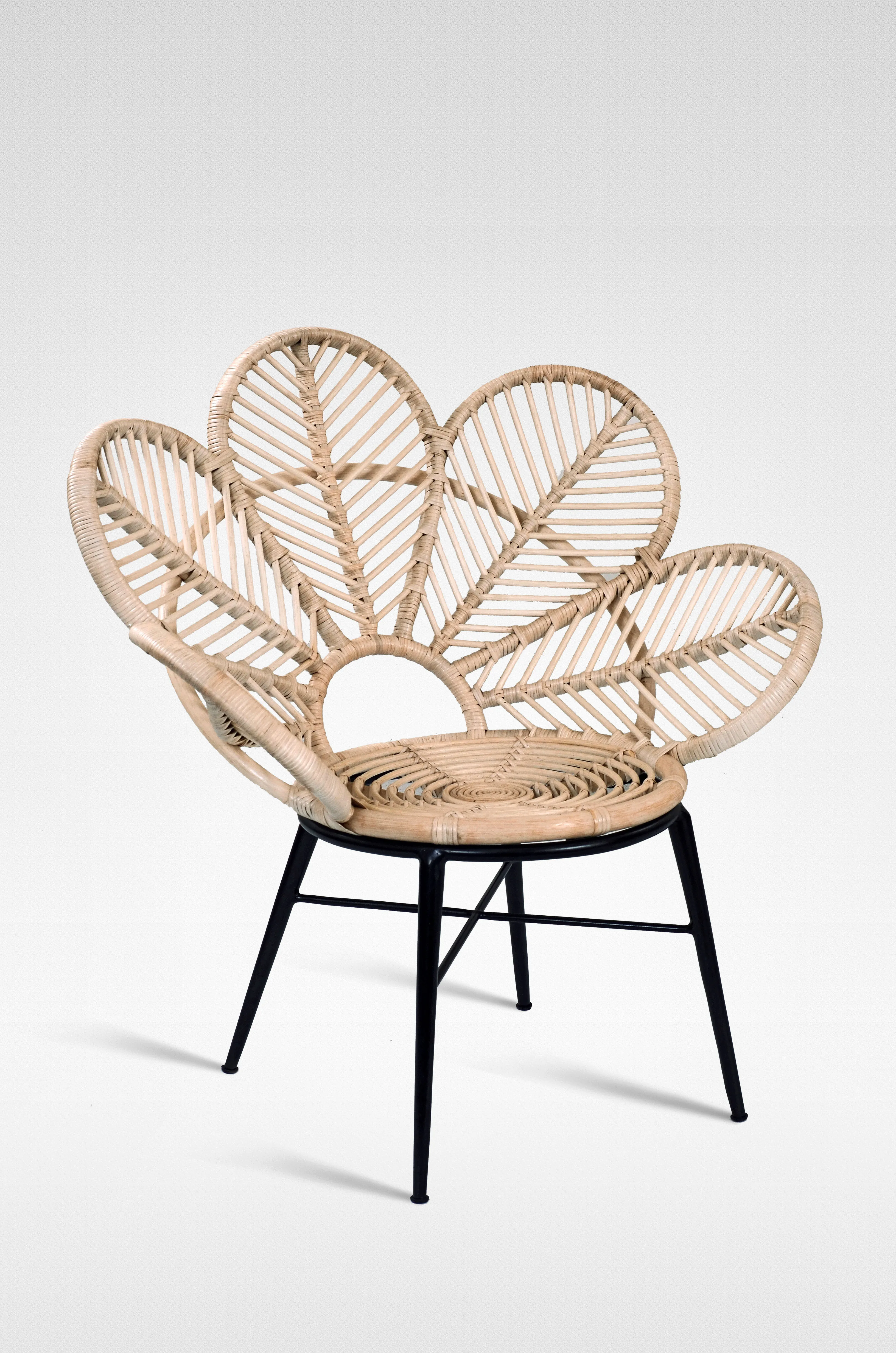 
Peacock Design Rattan Wicker Chair Home Interior Living Room for Wholesale 